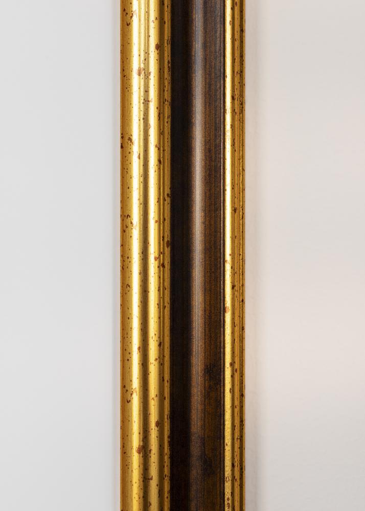 Jämtlands Ramfabrik Frame Aberystwyth Acrylic Glass Gold 42x59.4 cm (A2)