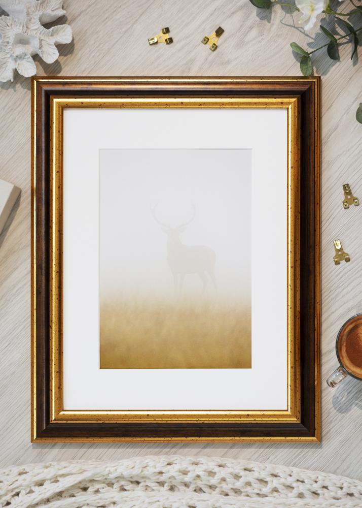 Jämtlands Ramfabrik Frame Aberystwyth Acrylic Glass Gold 42x59.4 cm (A2)