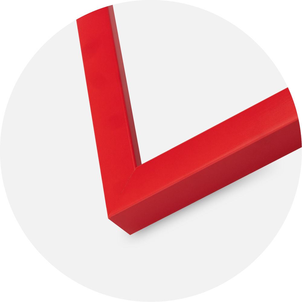 Jämtlands Ramfabrik Frame Kent Acrylic Glass Red 40x50 cm