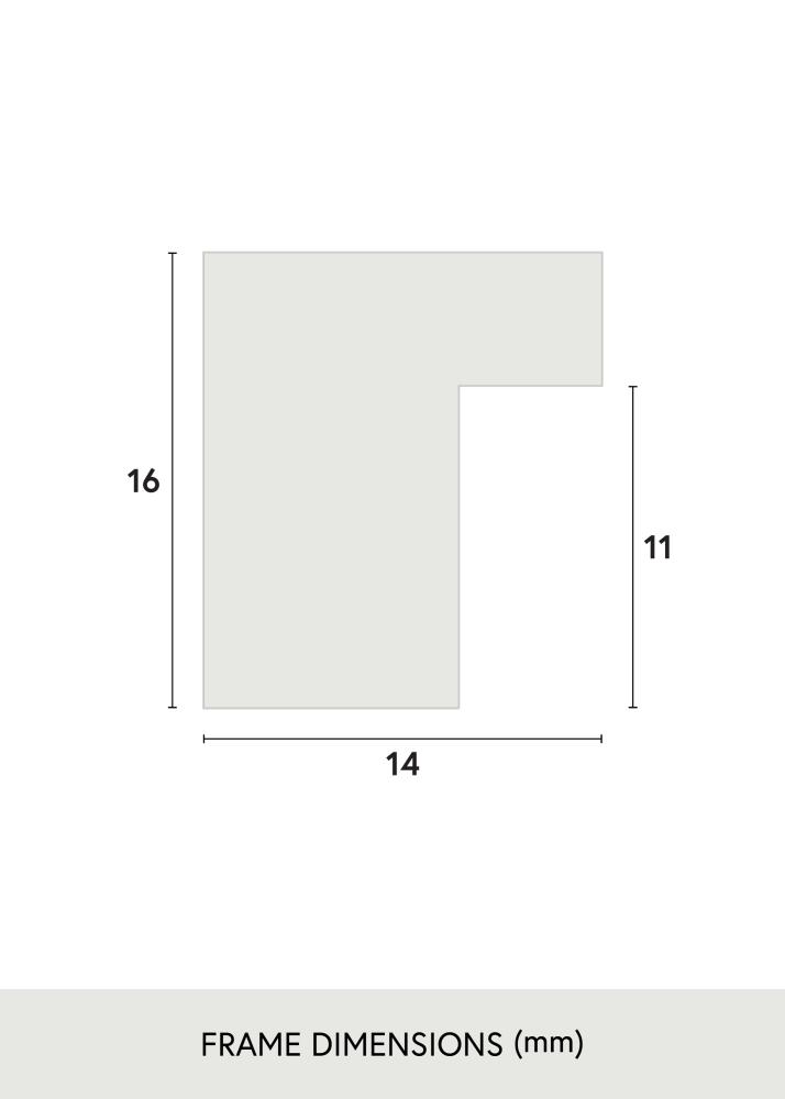 Jämtlands Ramfabrik Frame Oban Acrylic Glass Black 40x40 cm