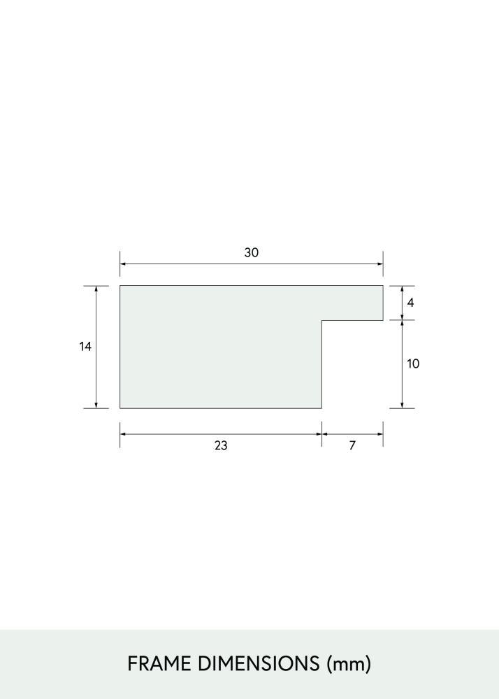 BGA BGA Select Wide Acrylic glass Oak 59,4x84,1 cm (A1)