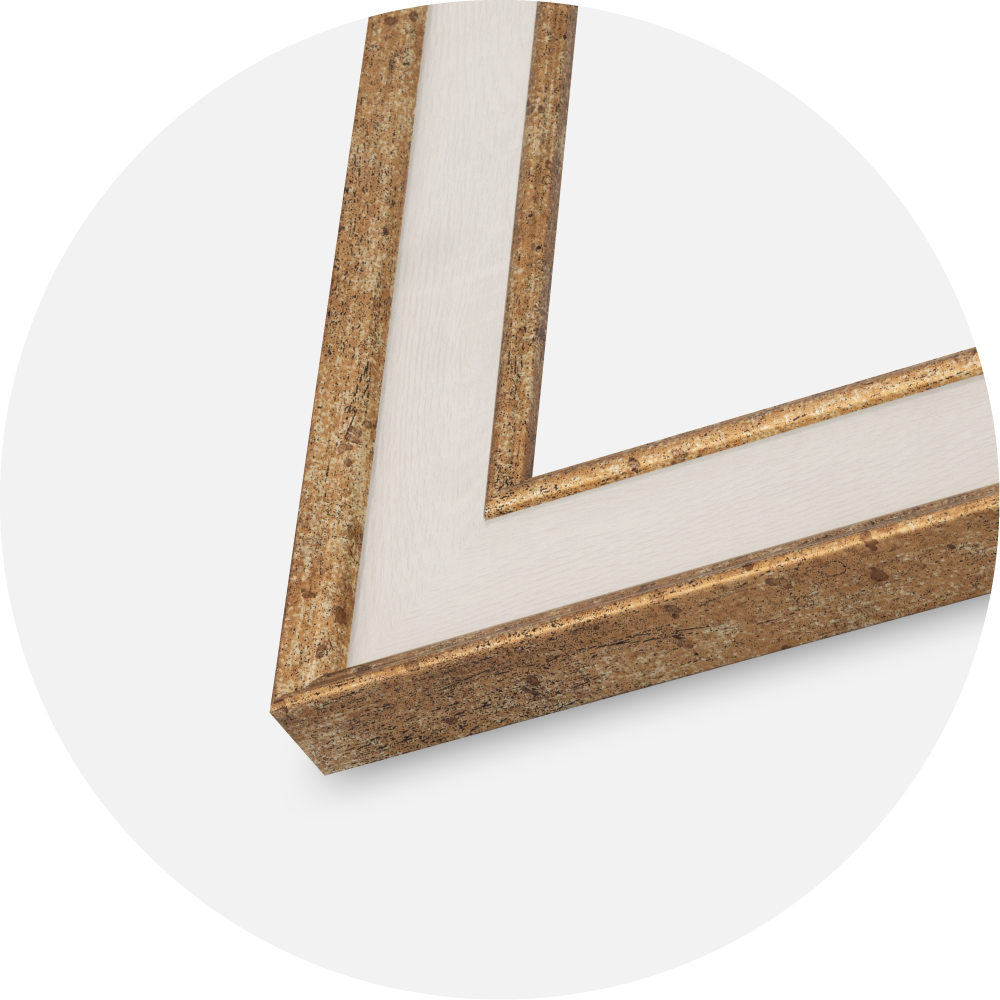 Jämtlands Ramfabrik Frame Dolly Acrylic Glass Gold 21x29.7 cm (A4)