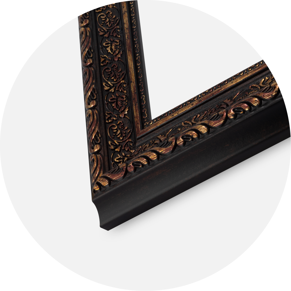 Jämtlands Ramfabrik Frame Imperial Acrylic Glass Gold 42x59.4 cm (A2)