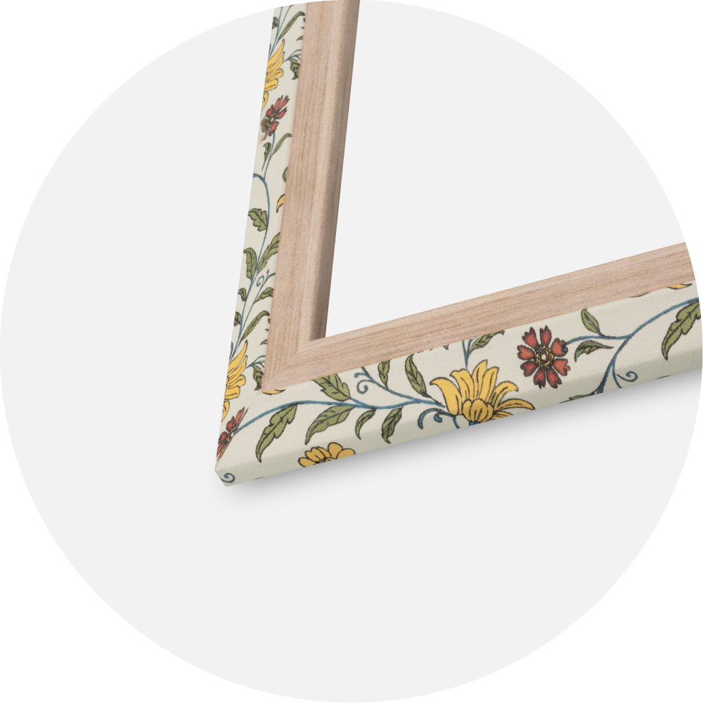 Jämtlands Ramfabrik Frame Arco Acrylic Glass Floral Oak 29.7x42 cm (A3)