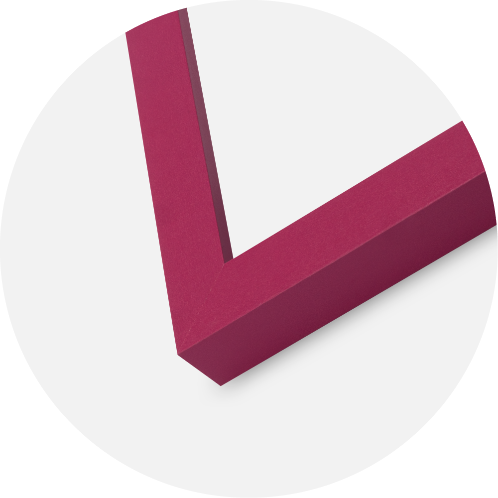 Jämtlands Ramfabrik Frame Selection Acrylic Glass Hot Pink 40x40 cm