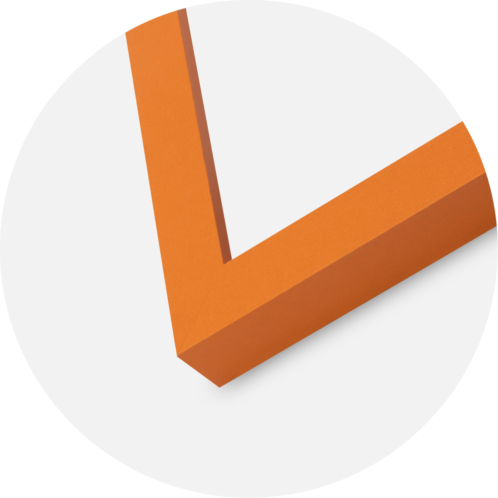 Jämtlands Ramfabrik Frame Selection Acrylic Glass Orange 40x40 cm