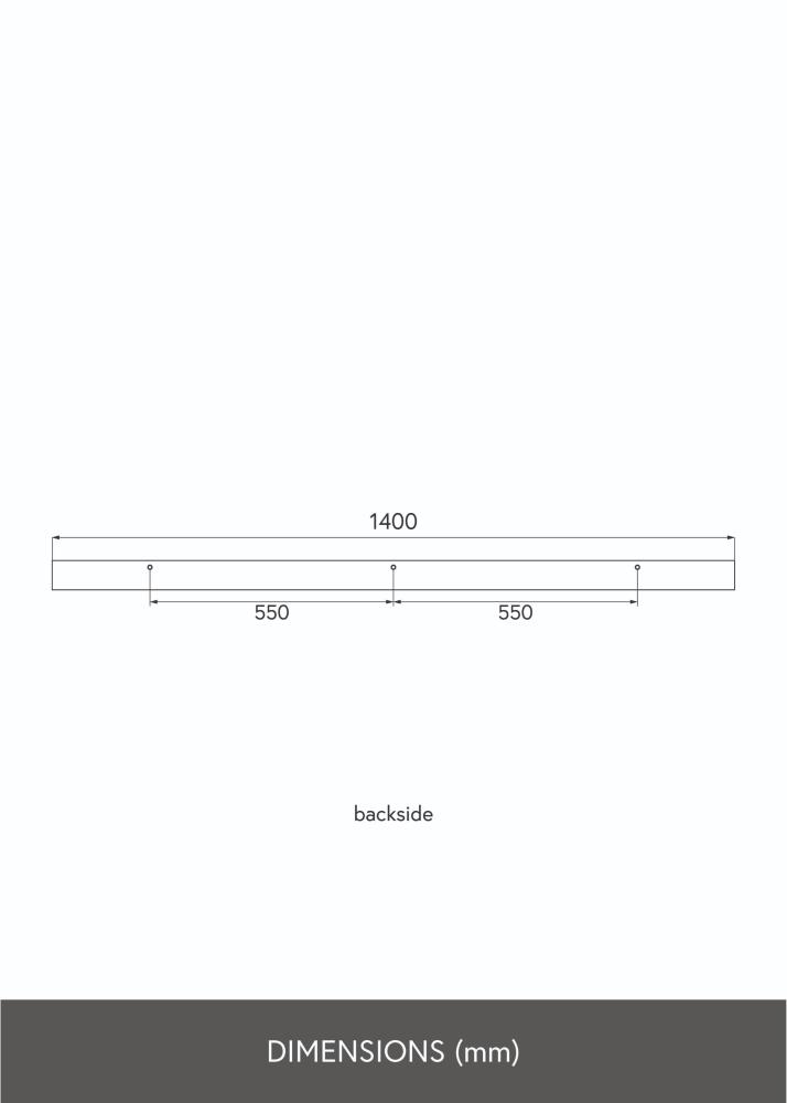 KAILA KAILA Picture Shelf Oak 140 cm