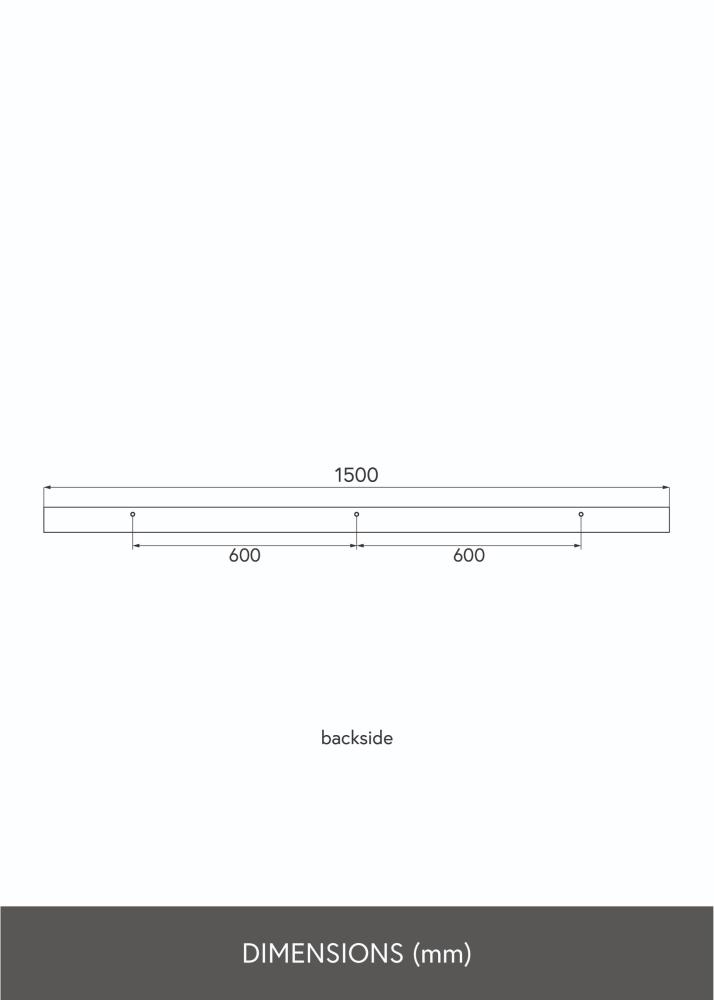 KAILA KAILA Picture Shelf Oak 150 cm