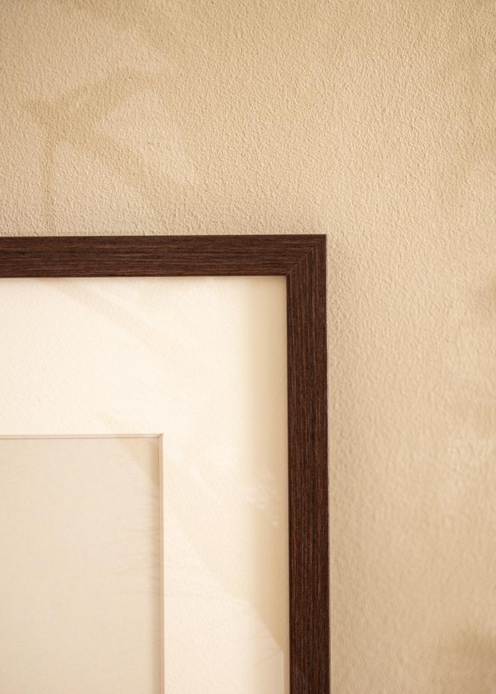 BGA Frame Modern Acrylic Glass Walnut 18x24 cm