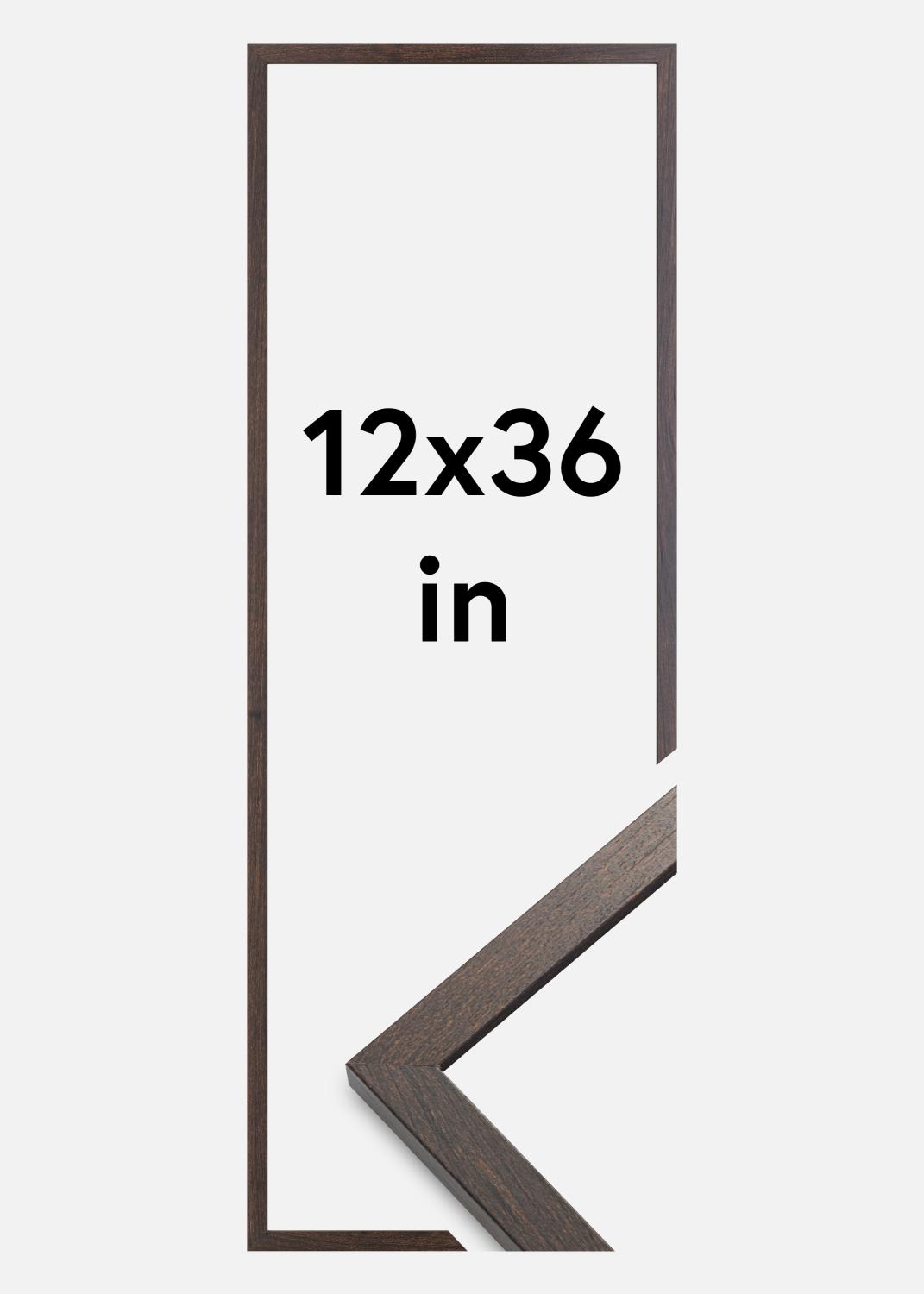 Product Image for Frame Trendy Acrylic glass Walnut 12x36 inches (30,48x91,44 cm)
