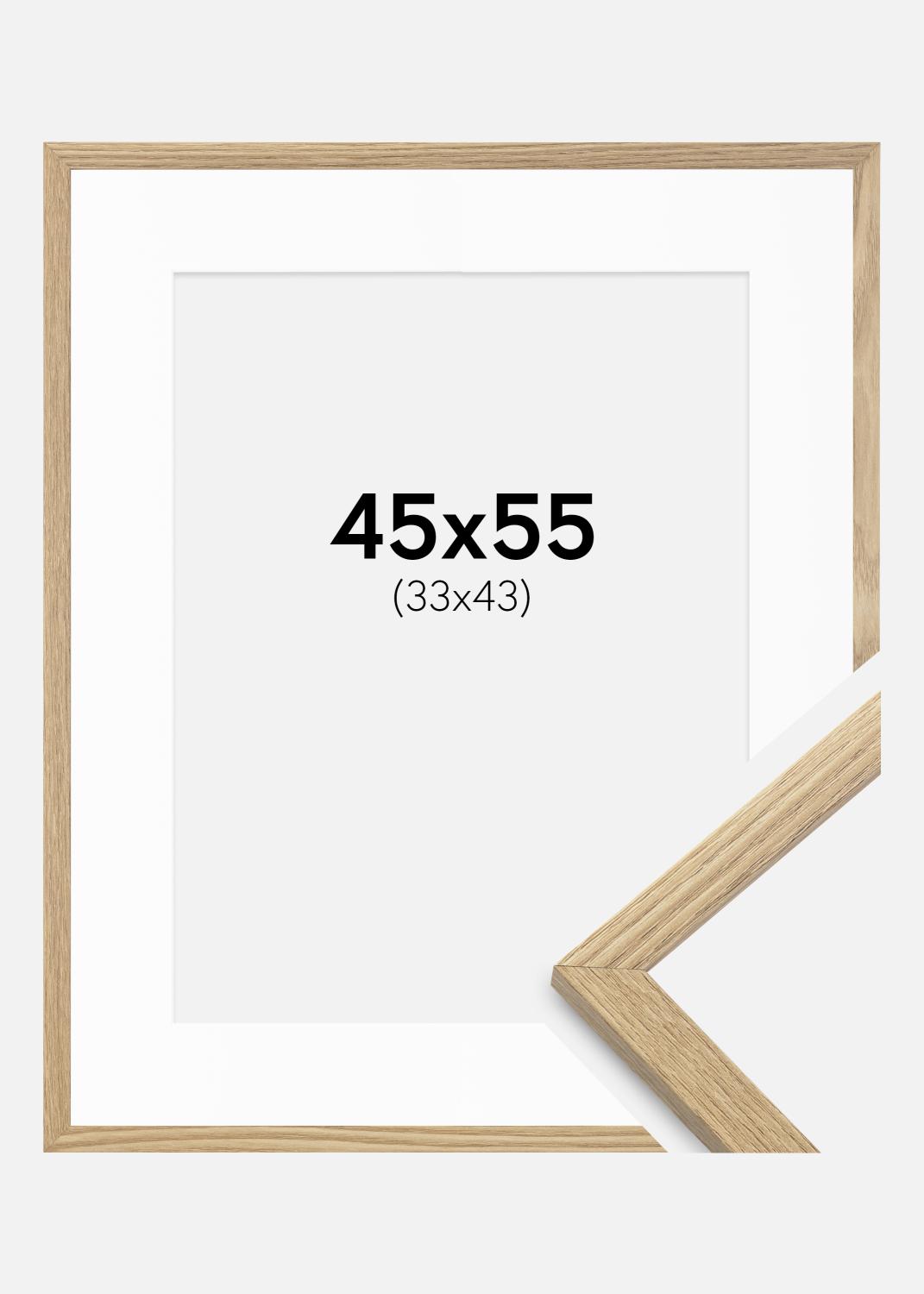 Product Image for Frame Trendy Oak 45x55 cm - Mounts White 34x44 cm