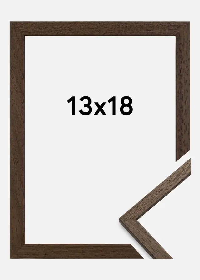 Galleri 1 Frame Edsbyn Acrylic glass Walnut 13x18 cm