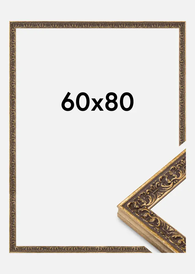 Ramverkstad Frame Amber Acrylic Glass Silver 60x80 cm