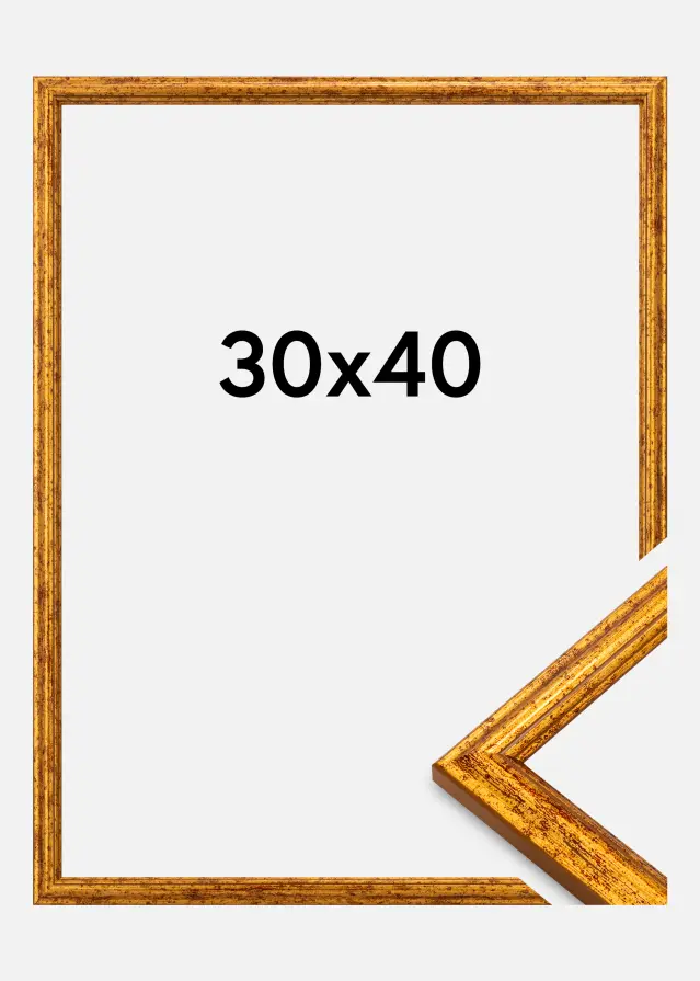Ramverkstad Frame Claudia Acrylic Glass Gold 30x40 cm