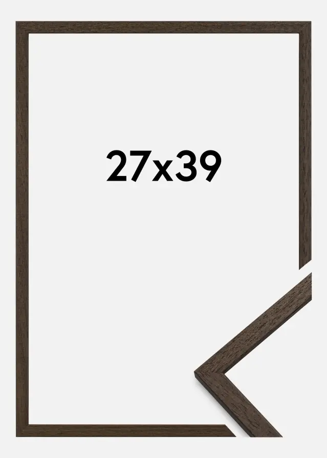 Galleri 1 Frame Edsbyn Acrylic glass Walnut 27x39 cm