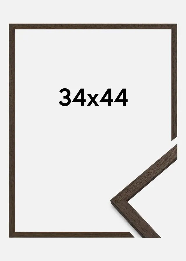 Galleri 1 Frame Edsbyn Acrylic glass Walnut 34x44 cm