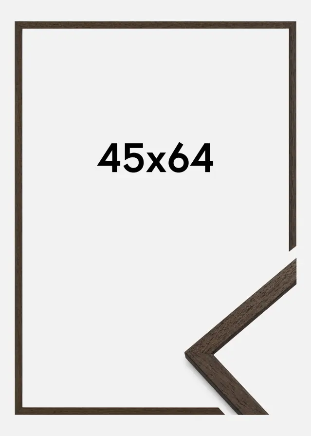 Galleri 1 Frame Edsbyn Acrylic glass Walnut 45x64 cm