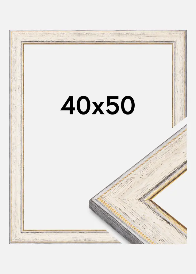 Jämtlands Ramfabrik Frame Fabriano Acrylic Glass White 40x50 cm