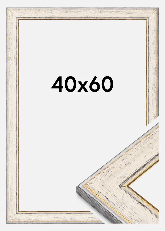 Jämtlands Ramfabrik Frame Fabriano Acrylic Glass White 40x60 cm