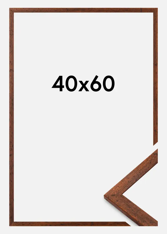Jämtlands Ramfabrik Frame Humphrey Acrylic Glass Brown 40x60 cm