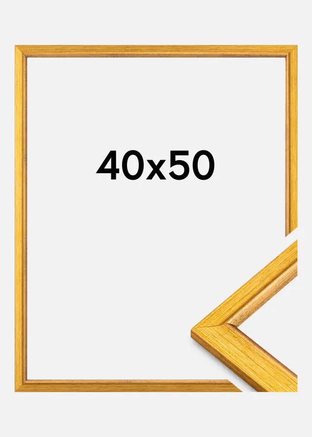 Jämtlands Ramfabrik Frame Marisa Acrylic Glass Gold 40x50 cm