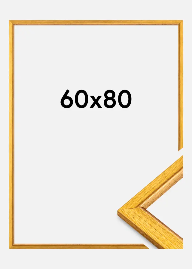 Ramverkstad Frame Marisa Acrylic Glass Gold 60x80 cm