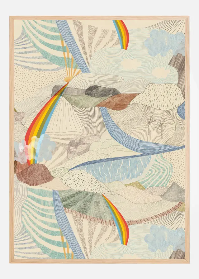 Bildverkstad Villy Valley Poster