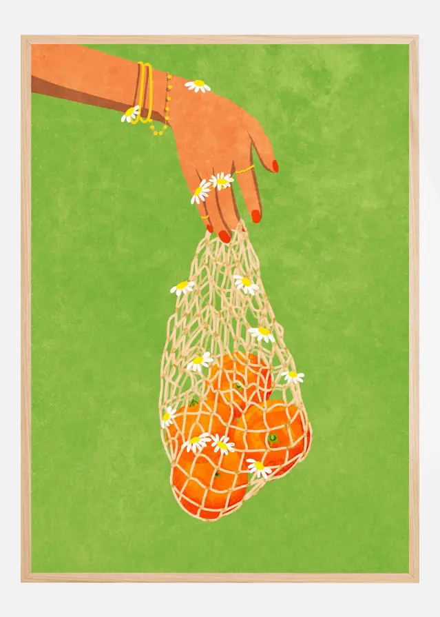 Bildverkstad Fresh Oranges Poster