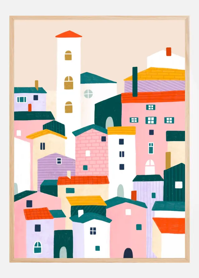 Bildverkstad Town Poster