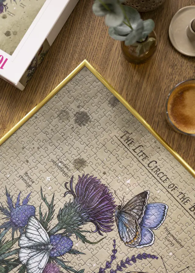 Innova Puzzle frame Gold 50x70 cm