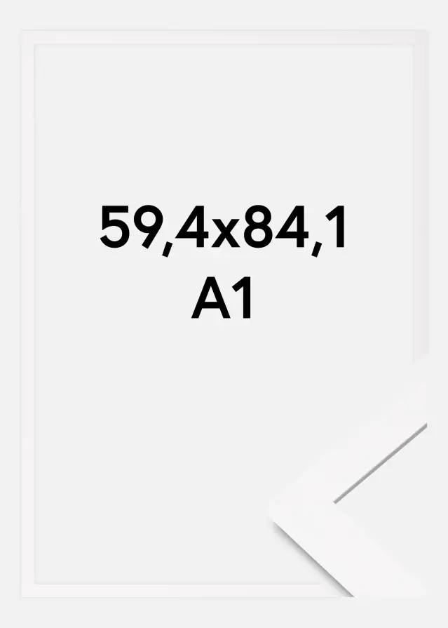 BGA Frame BGA Classic Acrylic Glass White 59.4x84 cm (A1)