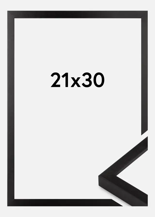 Innova Picture Frame Black Slim 21 x 30 cm