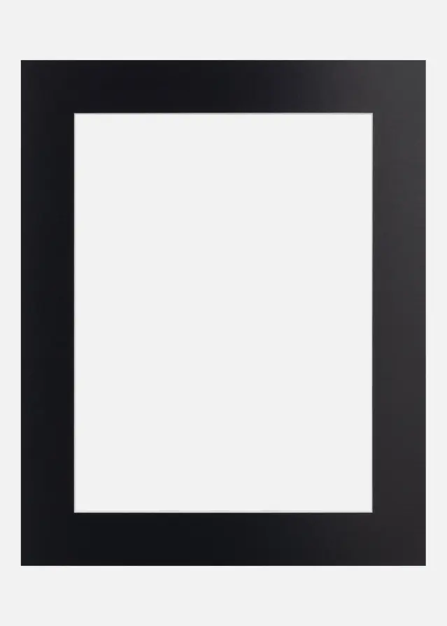 Jämtlands Ramfabrik Mount Etched Black Metal (White Core) 40x50 cm (28,7x41 - A3)