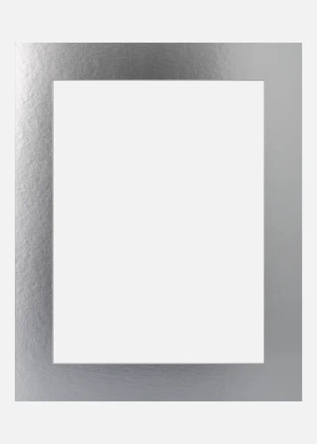 Jämtlands Ramfabrik Mount Silver Metal (White Core) 18x24 cm (12x17)