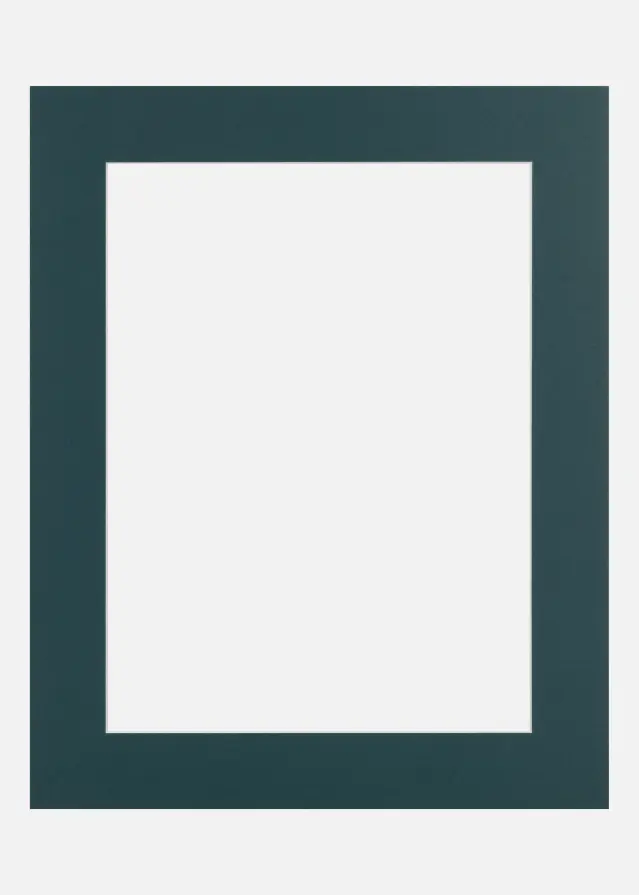 Jämtlands Ramfabrik Mount Real Teal (White Core) 40x50 cm (29x39)