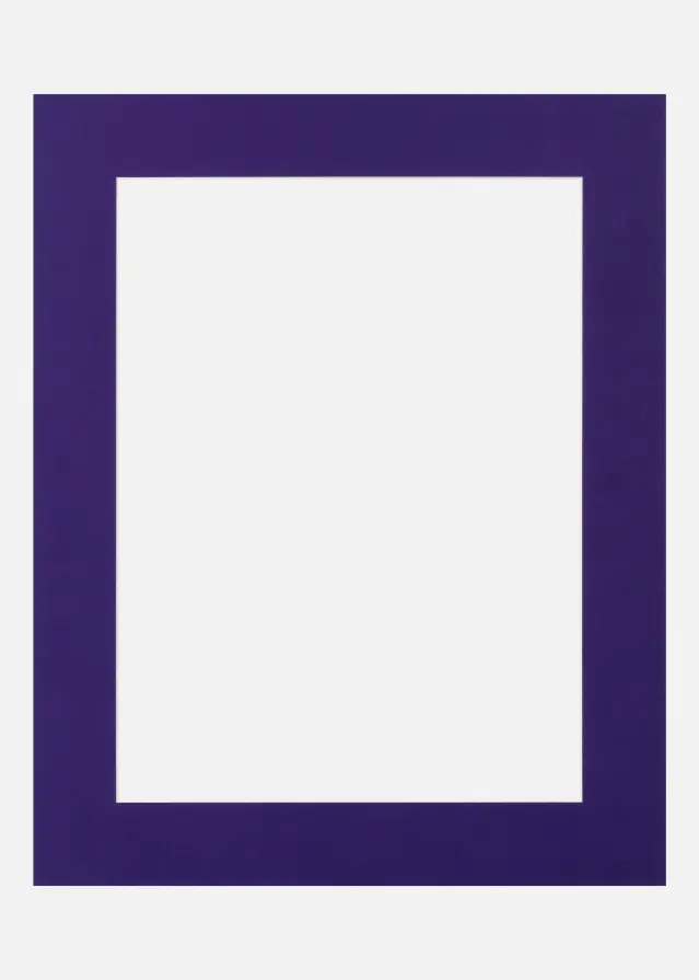 Jämtlands Ramfabrik Mount Dark Purple (White Core) 15x20 cm (9x14)