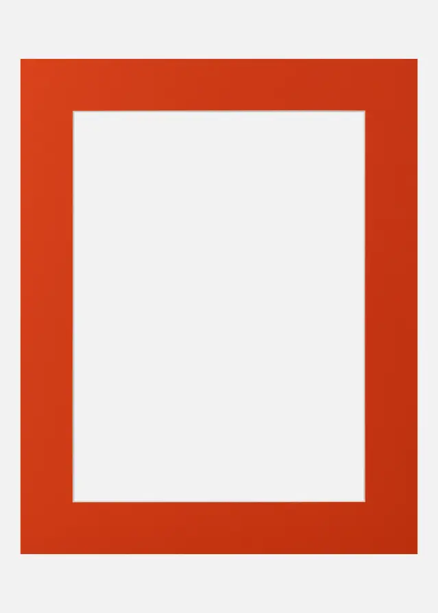 Jämtlands Ramfabrik Mount Deep Orange (White Core) 50x50 cm (39x39)