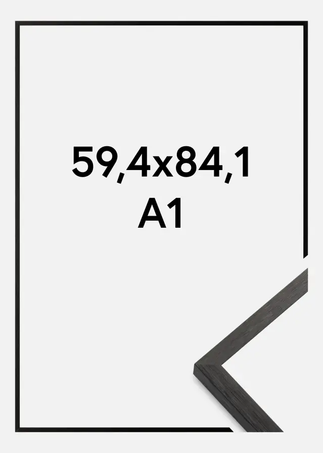 Walther Frame Chair Black 59,4x84,1 cm (A1)