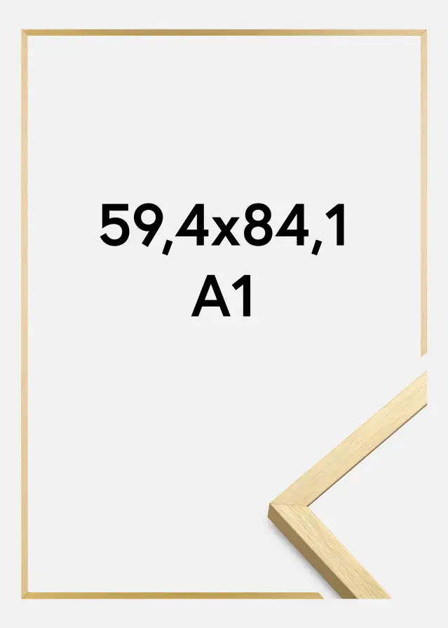 Walther Frame Chair Gold 59,4x84,1 cm (A1)