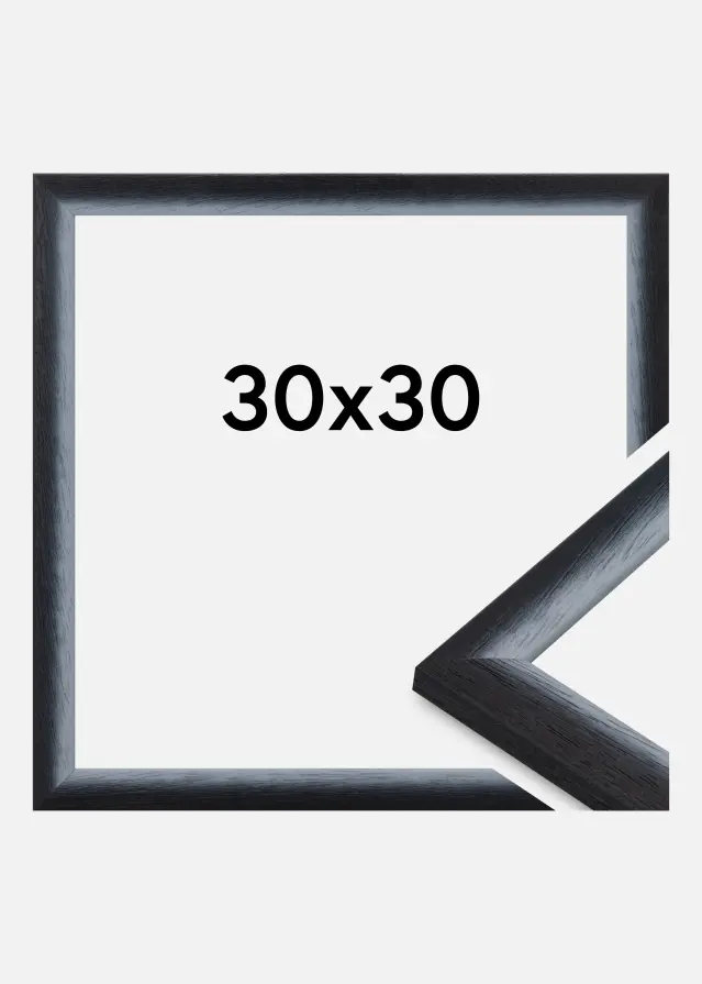 Jämtlands Ramfabrik Frame Cornwall Acrylic Glass Black 30x30 cm