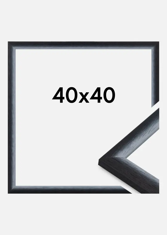 Jämtlands Ramfabrik Frame Cornwall Acrylic Glass Black 40x40 cm