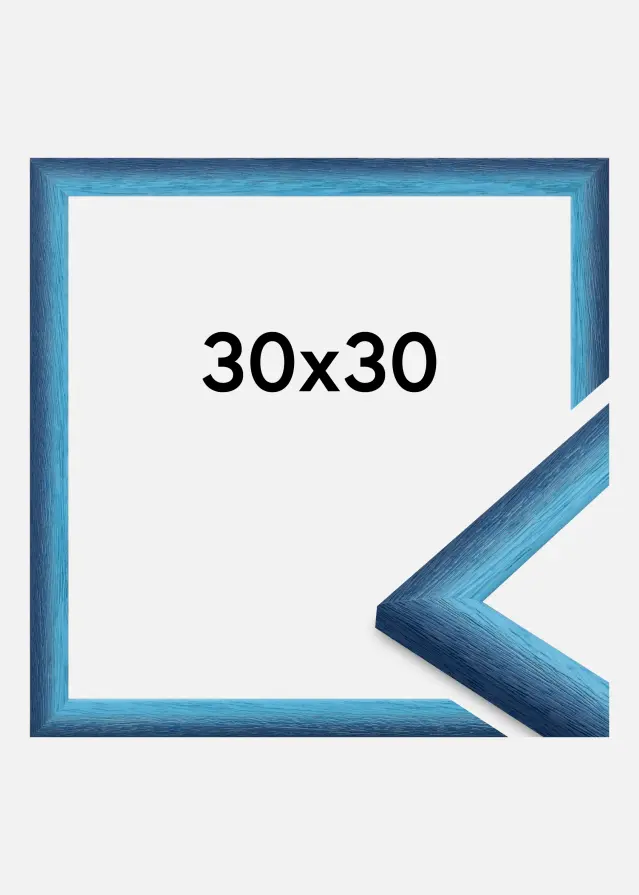 Jämtlands Ramfabrik Frame Cornwall Acrylic Glass Dark Blue 30x30 cm