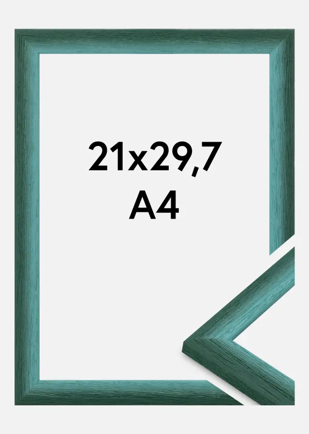 Jämtlands Ramfabrik Frame Cornwall Acrylic Glass Dark Green 21x29.7 cm (A4)