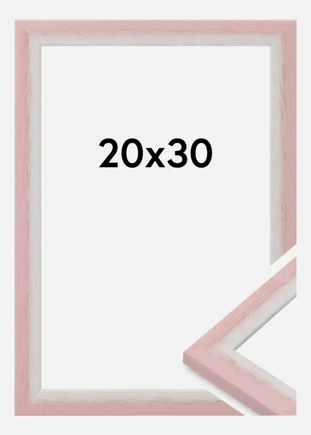 Jämtlands Ramfabrik Frame Cornwall Acrylic Glass Pink 20x30 cm