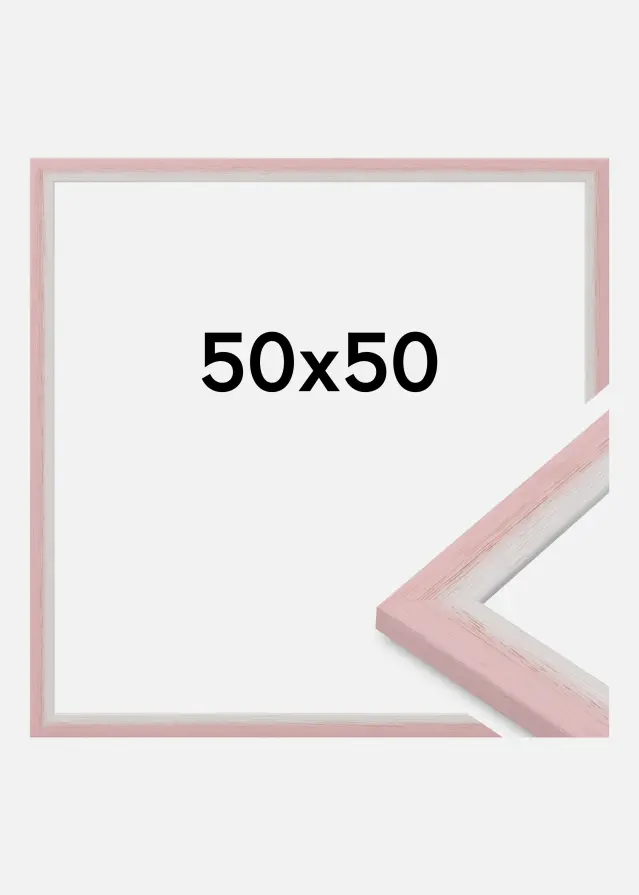 Jämtlands Ramfabrik Frame Cornwall Acrylic Glass Pink 50x50 cm