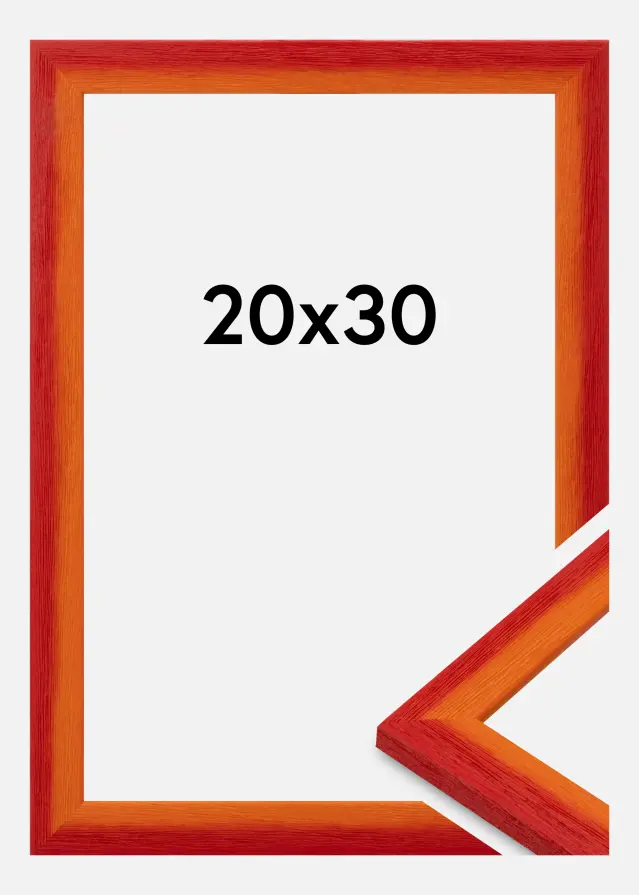 Jämtlands Ramfabrik Frame Cornwall Acrylic Glass Red 20x30 cm