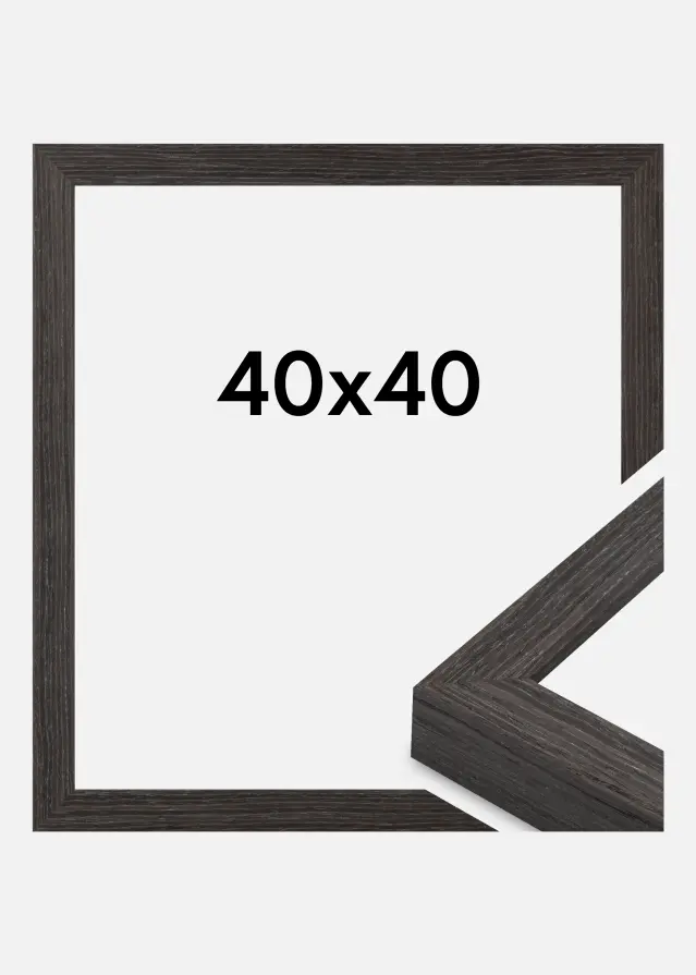 Jämtlands Ramfabrik Frame Cotswold Acrylic Glass Grey 40x40 cm