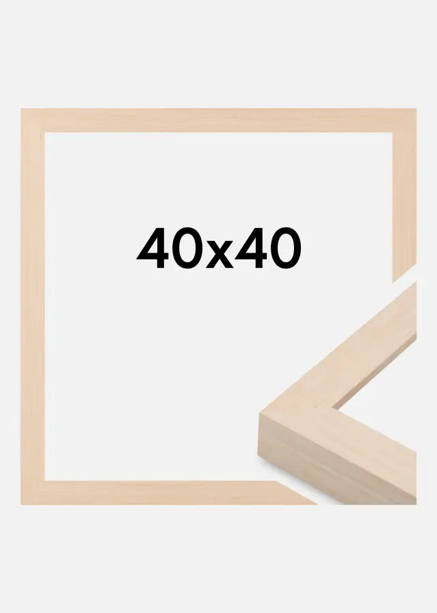 Jämtlands Ramfabrik Frame Cotswold Acrylic Glass Ivory 40x40 cm