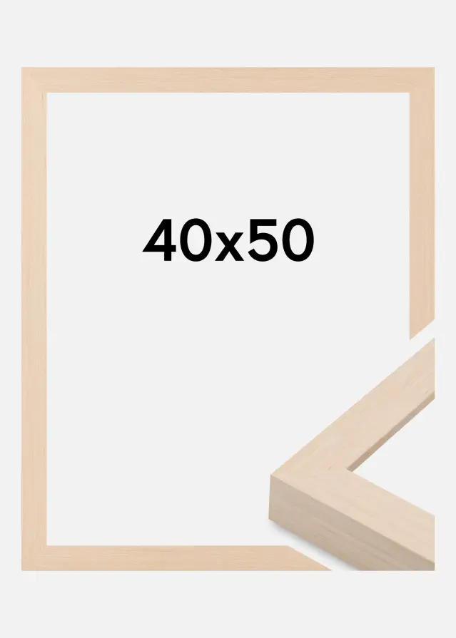 Jämtlands Ramfabrik Frame Cotswold Acrylic Glass Ivory 40x50 cm