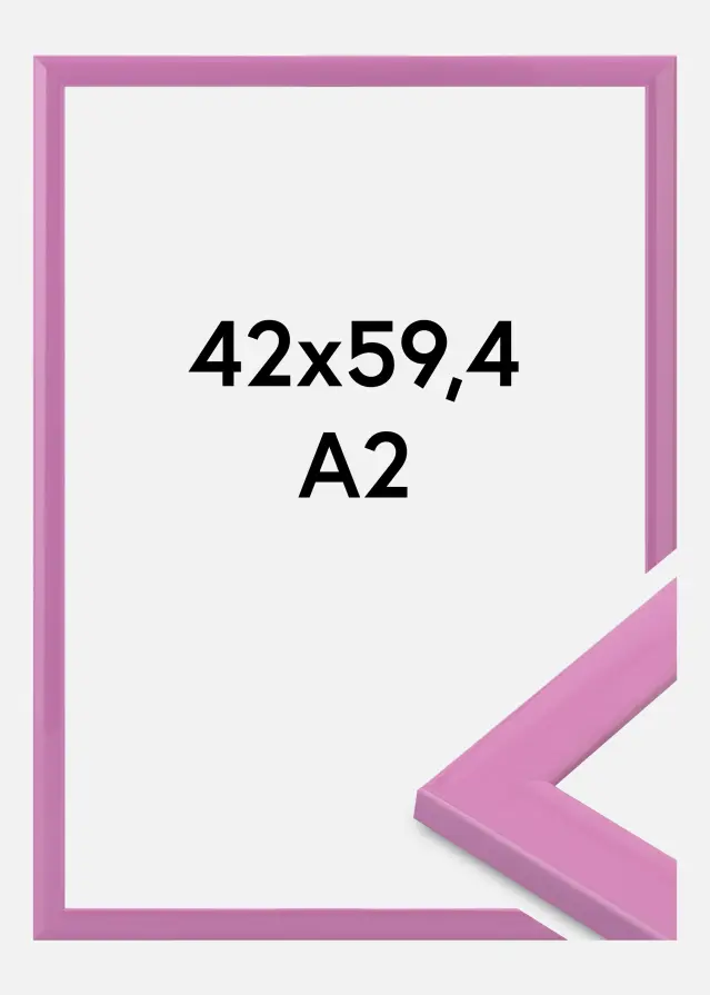 Jämtlands Ramfabrik Frame Dorset Acrylic Glass Pink 42x59.4 cm (A2)